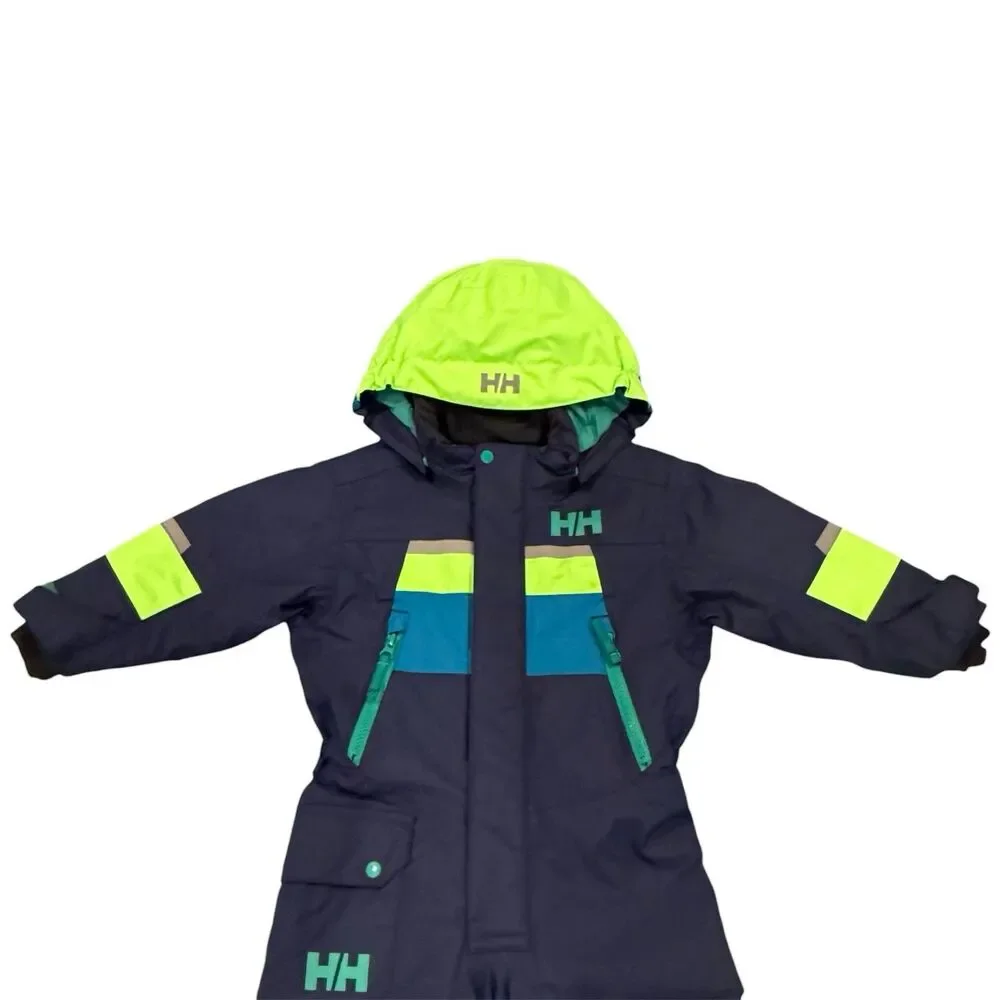 Helly Hansen Rider 3.0 Kids Insulated Snowsuit Size 92/9 PrimaLoft Skiing Youth